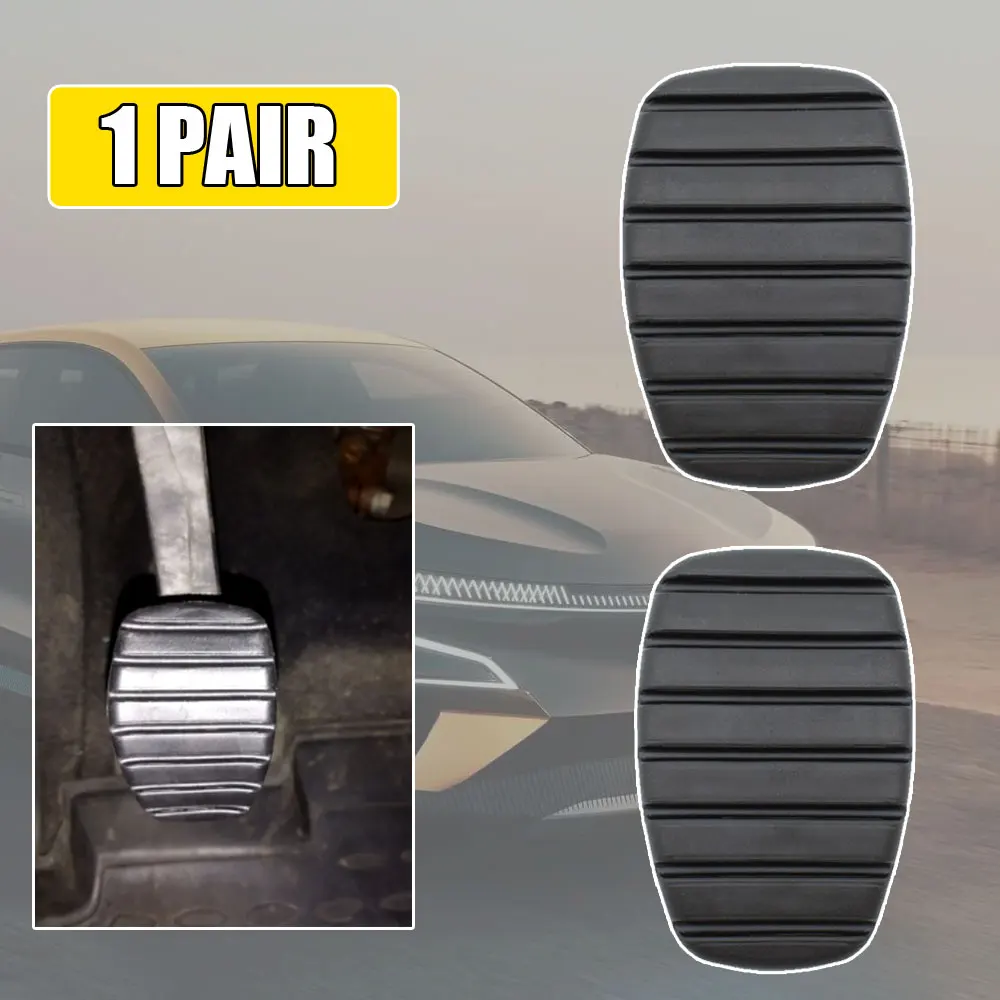 2x Auto Clutch Brake Pedal Rubber Pad Covers for Renault Megane Laguna Clio Kangoo Scenic Espace Modus Trafic Twingo Vel Satis