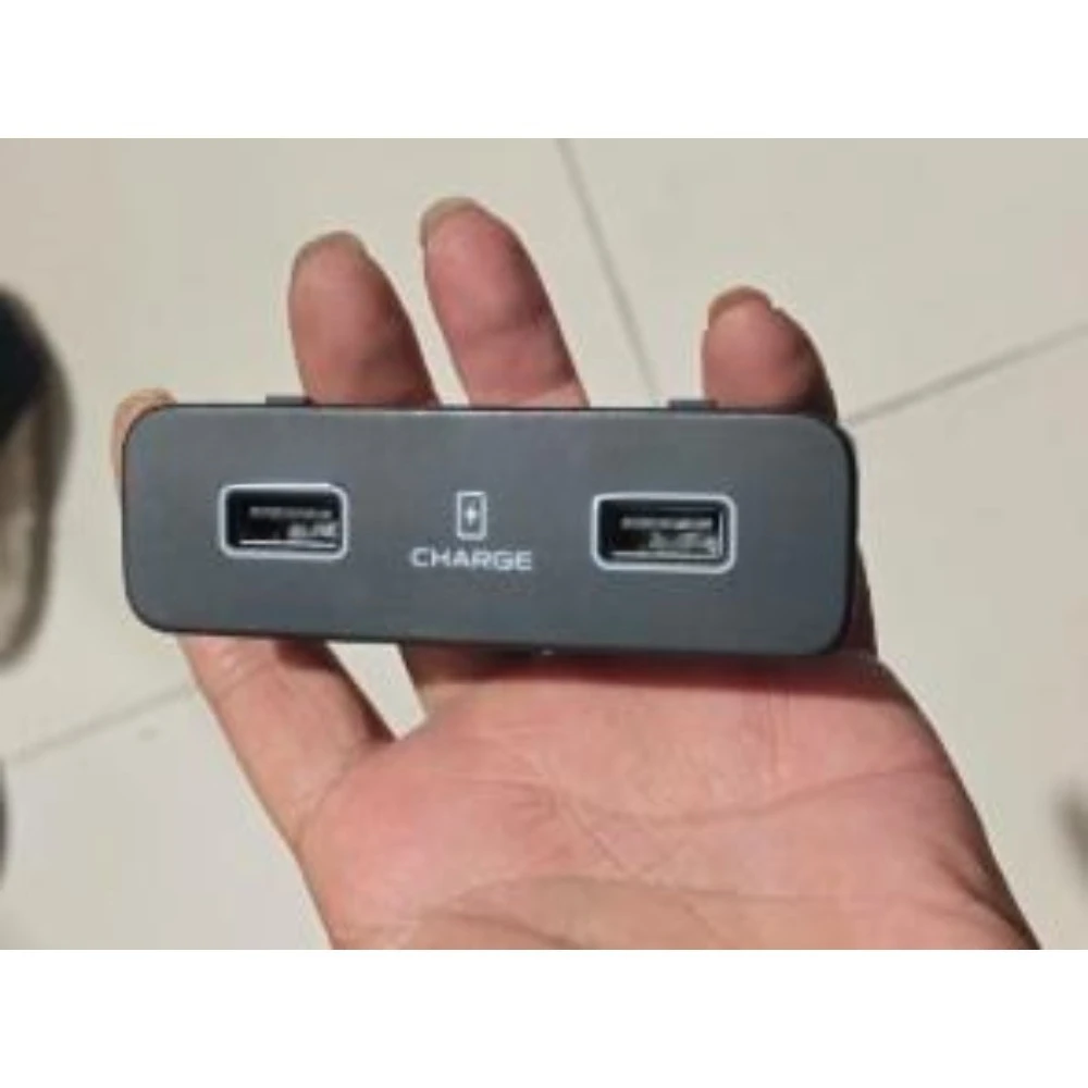 For Geely Atlas PRO Auto Parts Back Seat USB Charger Rear Armrest Power Outlet Trim Replacement Part Brand New Genuine