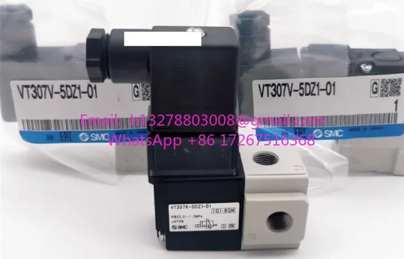 

New original SMC VT307-5DZ1-02-F VT307-5D1-01 VT307-5D1-02 VT307V-5D1-02 VT307-5DZ1-01-F VT307-5DO1-01F-Q solenoid valve