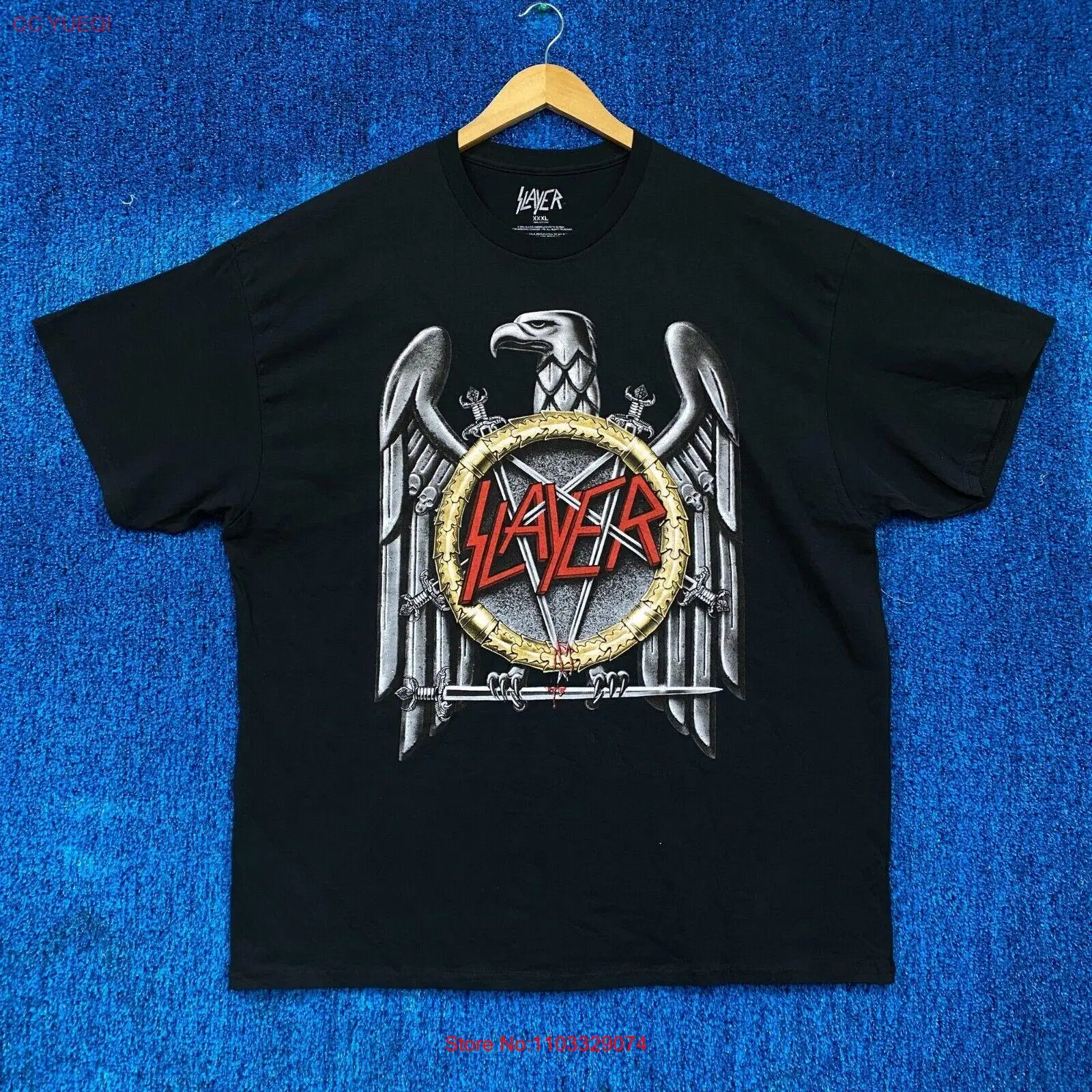 Альбом Slayer Decade of Aggression Thrash Metal Band Tee 3X