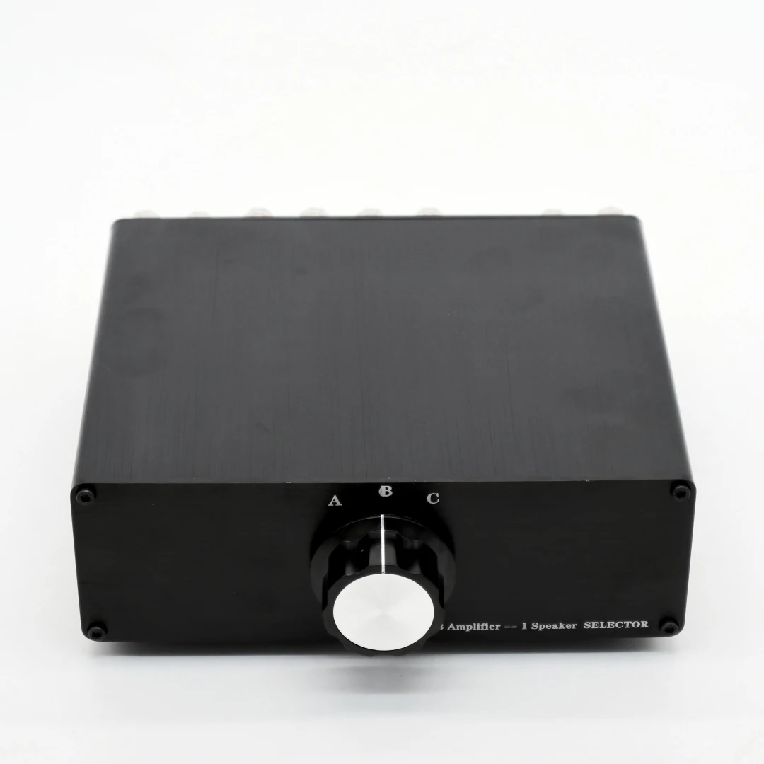 TIANCOOLKEI 3 Choose 1 2-channel 3-in 1-out Amplifier/Speaker audio signal input selector adopts passive switch switching selec
