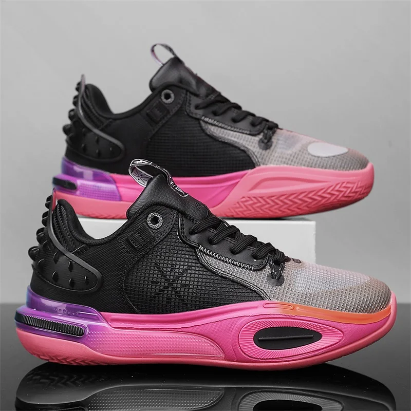 

2025 Новые мужские и женские баскетбольные кроссовки с низким верхом и сеткой, дышащие и износостойкие, амортизирующие, легкие, студенческие Tr