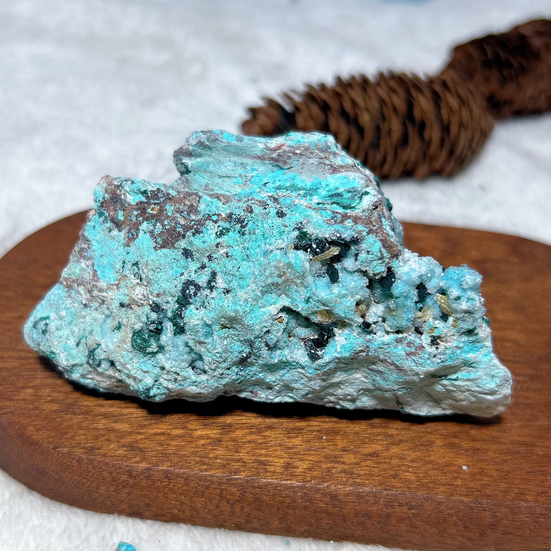 Healing Natural Crystals Chrysocolla Raw Stone Druzy Specimen Reiki Rainbow Home Decorations Mineral Energy Gift