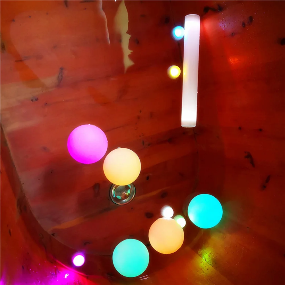 

2pcs 8Cm Glow Ball Light Waterproof Outdoor Decor Lamp Colorful Round For Garden Party Christmas Home Yard Banquet Ip66