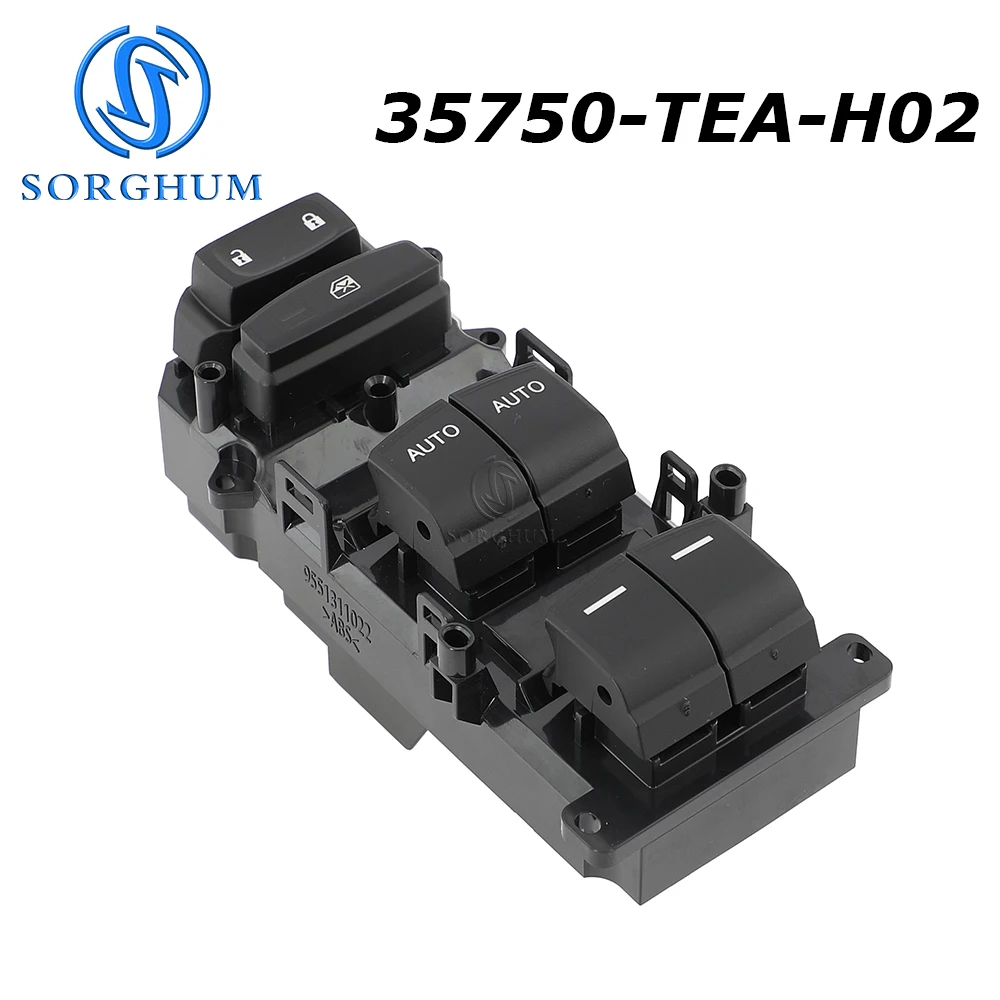 SORGHUM 35750-TEA-H02 For Honda Civic 2017-2020 Power Window Control Switch Lifter LHD 35750TEAH02 35750-TEA-H01 2 AUTO 37 Pins