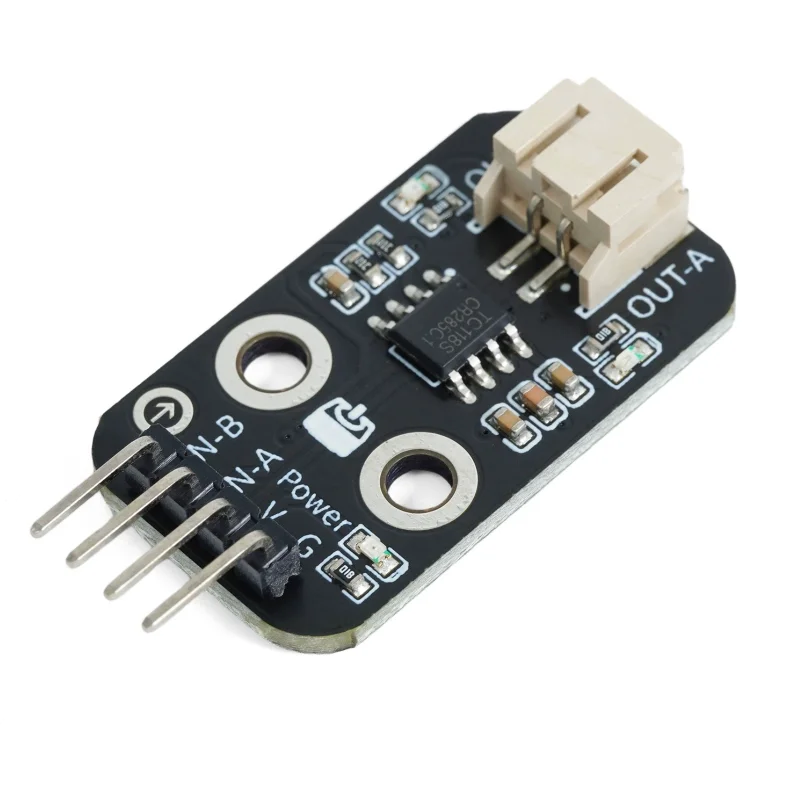 O módulo de acionamento de motor de canal único TC118S é compatível com o microcontrolador ESP32 STM32 da placa de desenvolvimento Arduino