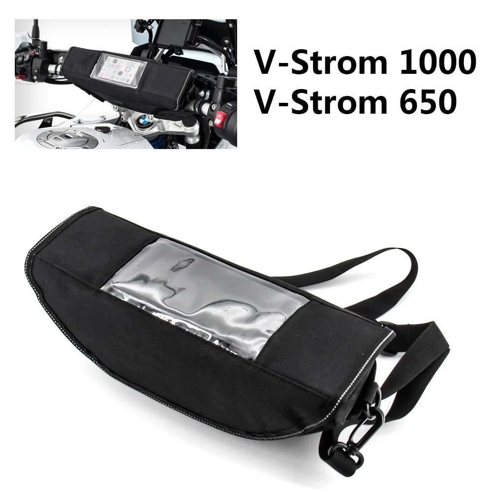 Modern waterproof motorcycle handlebar travel bag For Suzuki V-Strom 1000 V-Strom 650 V strom Vstrom storage bag