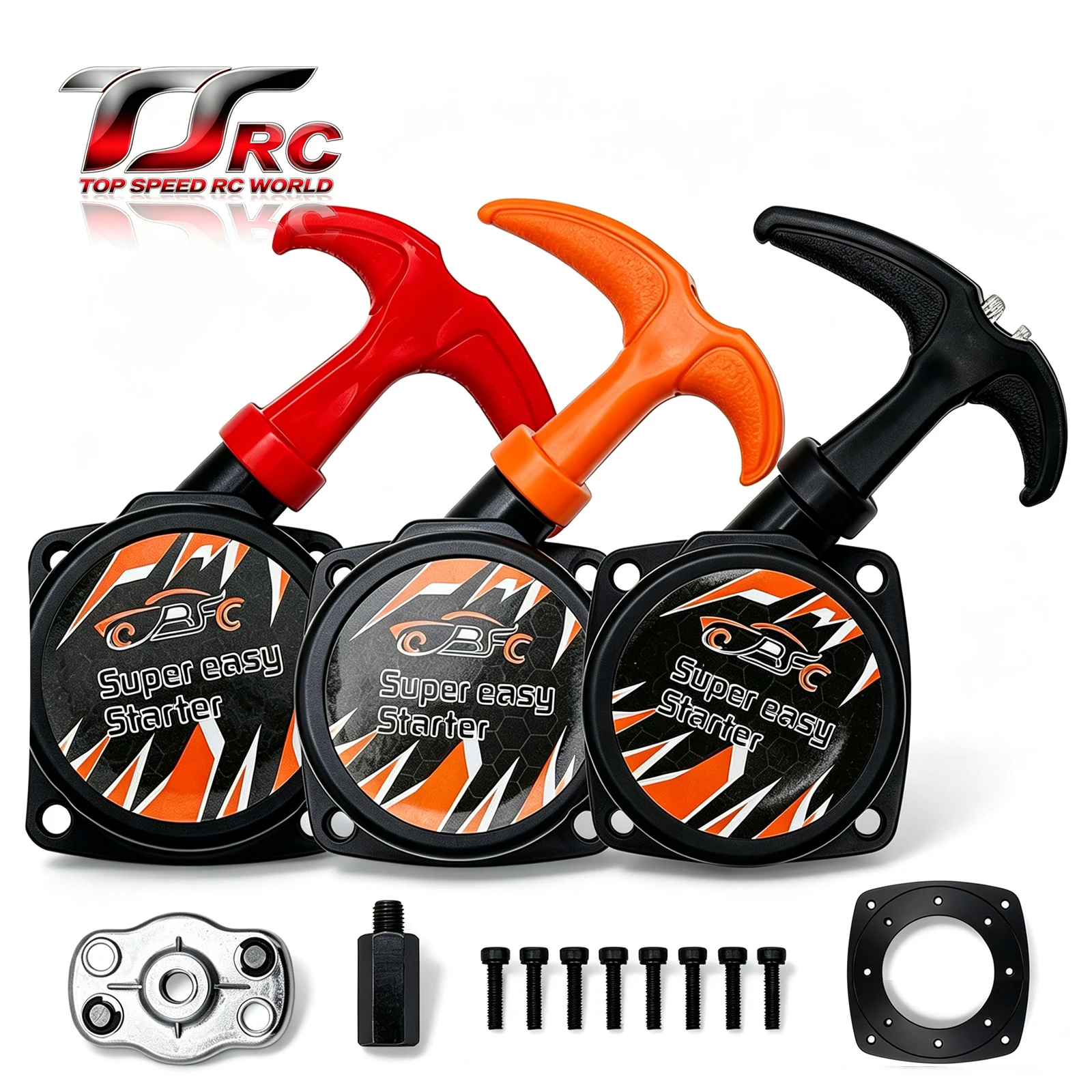 23CC-36CC Engine Easy To Start Pull Starter or Dial or Puller Base Kit for 1/5 HPI ROVAN KM MCD REDCAT RCMK FID BAJA LOSI Parts