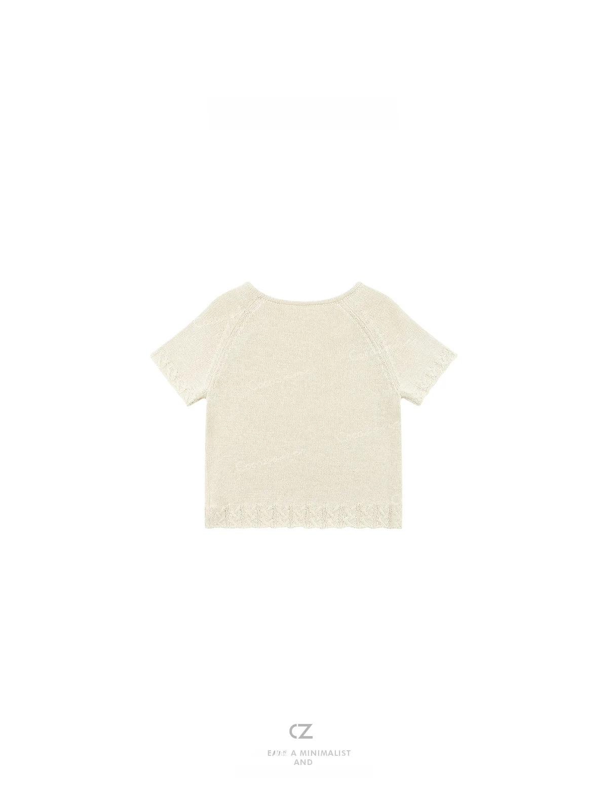 COCOZONE Silk Cotton Blend Knitted round Neck Pullover Sweater Fashionable Pattern Casual Style Spring Season Ladies Wear