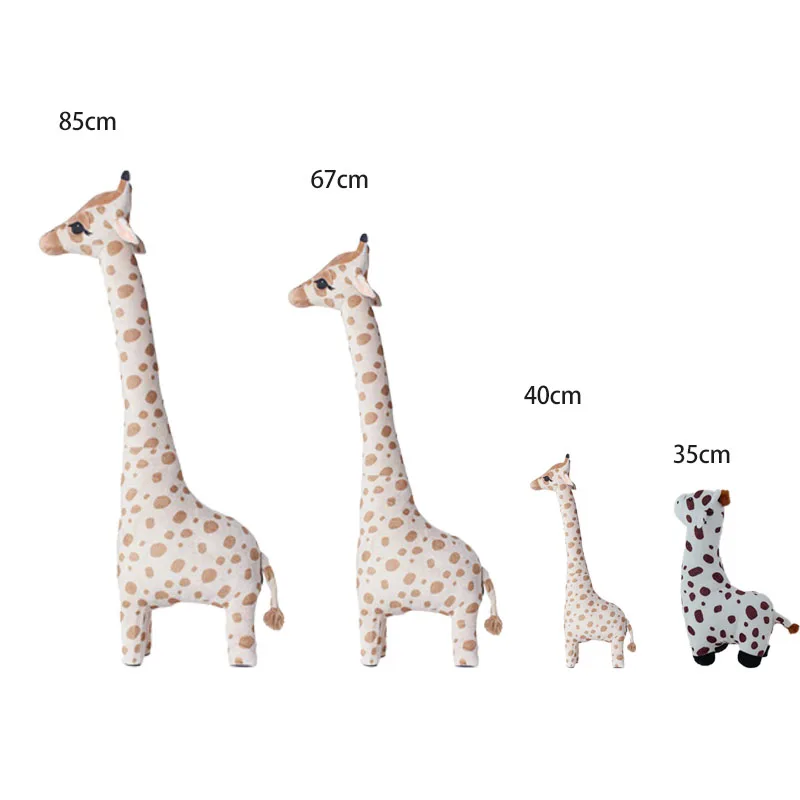 2025 جديد الأصلي الزرافة غرفة المعيشة الطابق الديكور دمية أفخم دمية يمكن لدغة ووقوف ديكورات منزلية جديدة