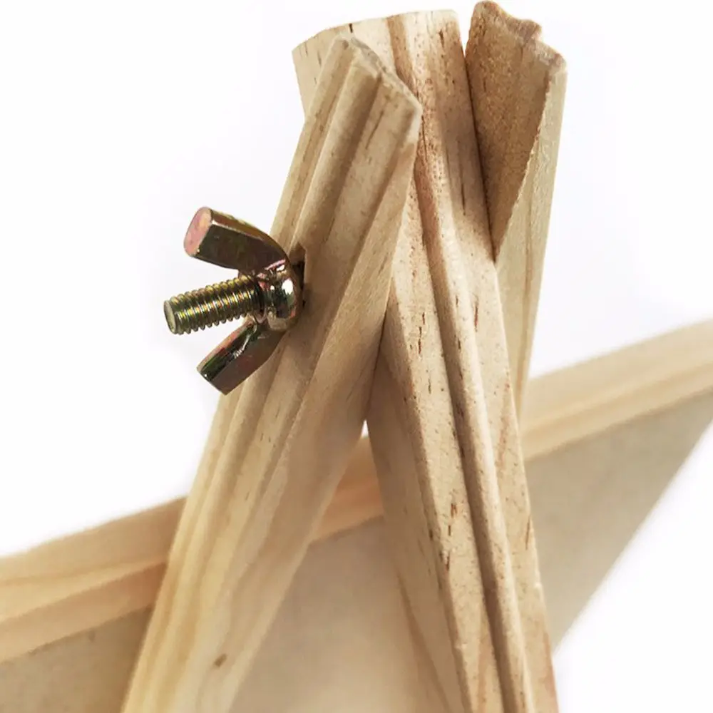 

Mini Memo Black Collapsible Writing Chalk Blackboard Wooden Boards Chalkboard Pine Wood Easel