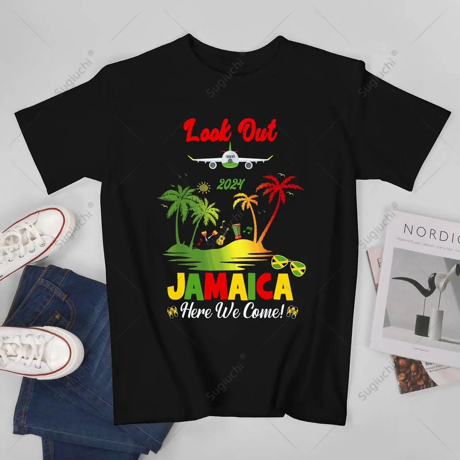 Unisex Men Jamaica Group Birthday Tshirt Tees T Shirts Women Boys 100% Cotton T-Shirt