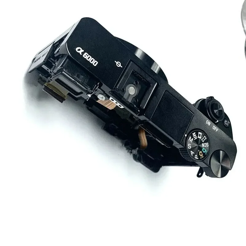Original Repair Part สําหรับ Sony A6000 ILCE-6000 ฝาครอบด้านหน้ากรณี Group ชุดปุ่มชัตเตอร์