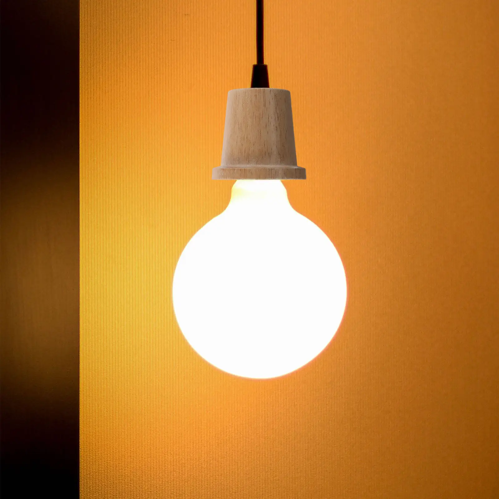 

Деревянная цилиндрическая накладка-фурнитура для светильников, прочная, для замены, декоративная деталь, современная ручка для лампы