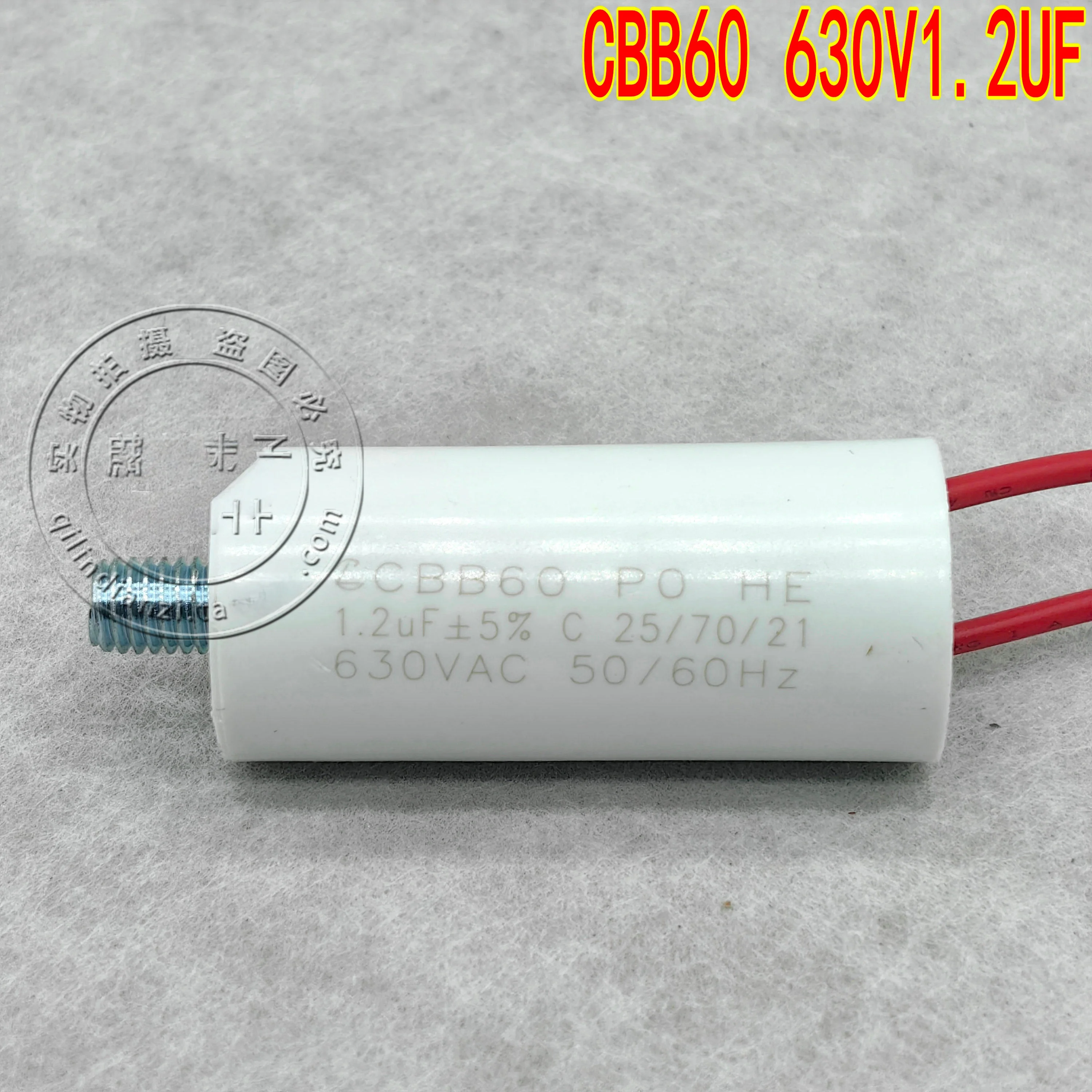 100% brand-new original CBB60 61 500V 630V 1UF/1.2UF/2.2UF 630V 800V with screw-welding machine starting capacitor