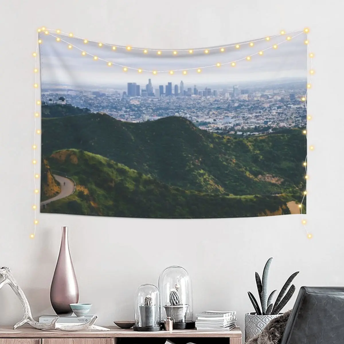 

Griffith Park Tapestry Aesthetic Room Decors Art Mural Carpet Wall Decorative Wall Murals Tapestry
