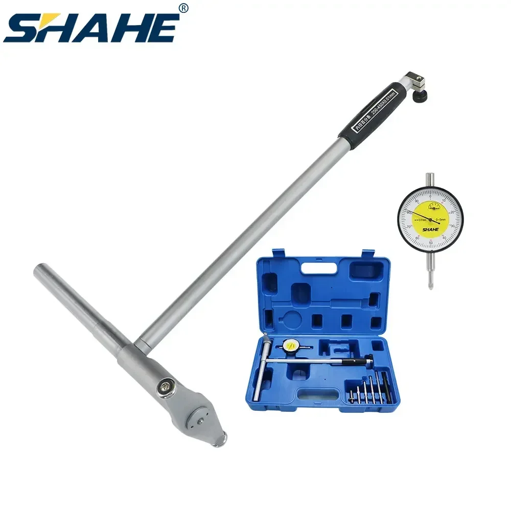 SHAHE 250-450mm 0.01mm Dial Bore Gauge Center Ring Dial Indicator Inside Diameter Scale Cylinder Volume Meter Measuring Tools