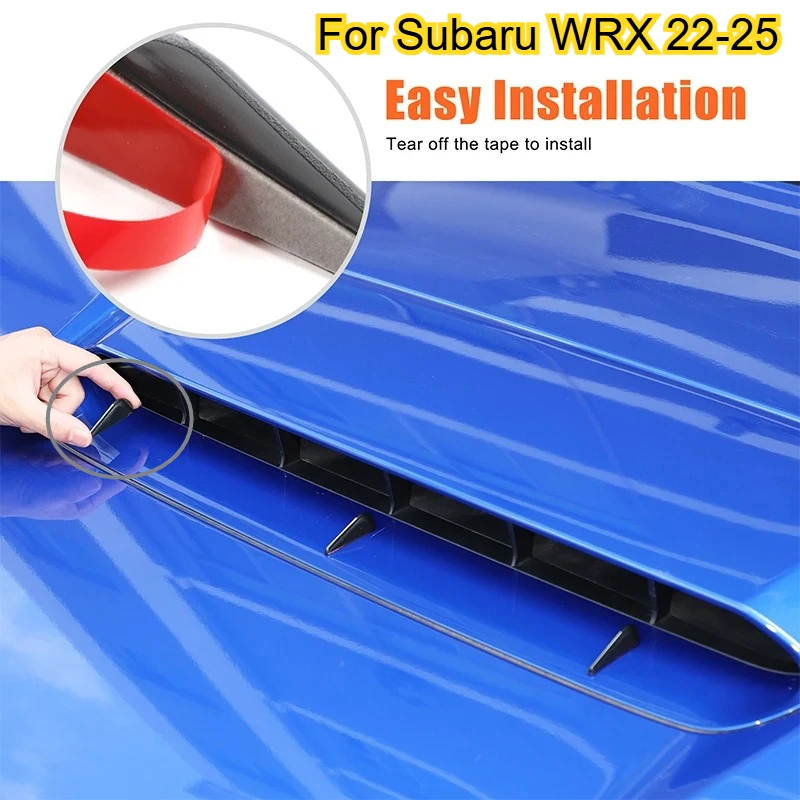 

Fit for Subaru WRX 22-25Car Air Flow Intake Hood Scoop Vent Bonnet Decorative Covers Center Side Air Outlet Hood Car Accessories