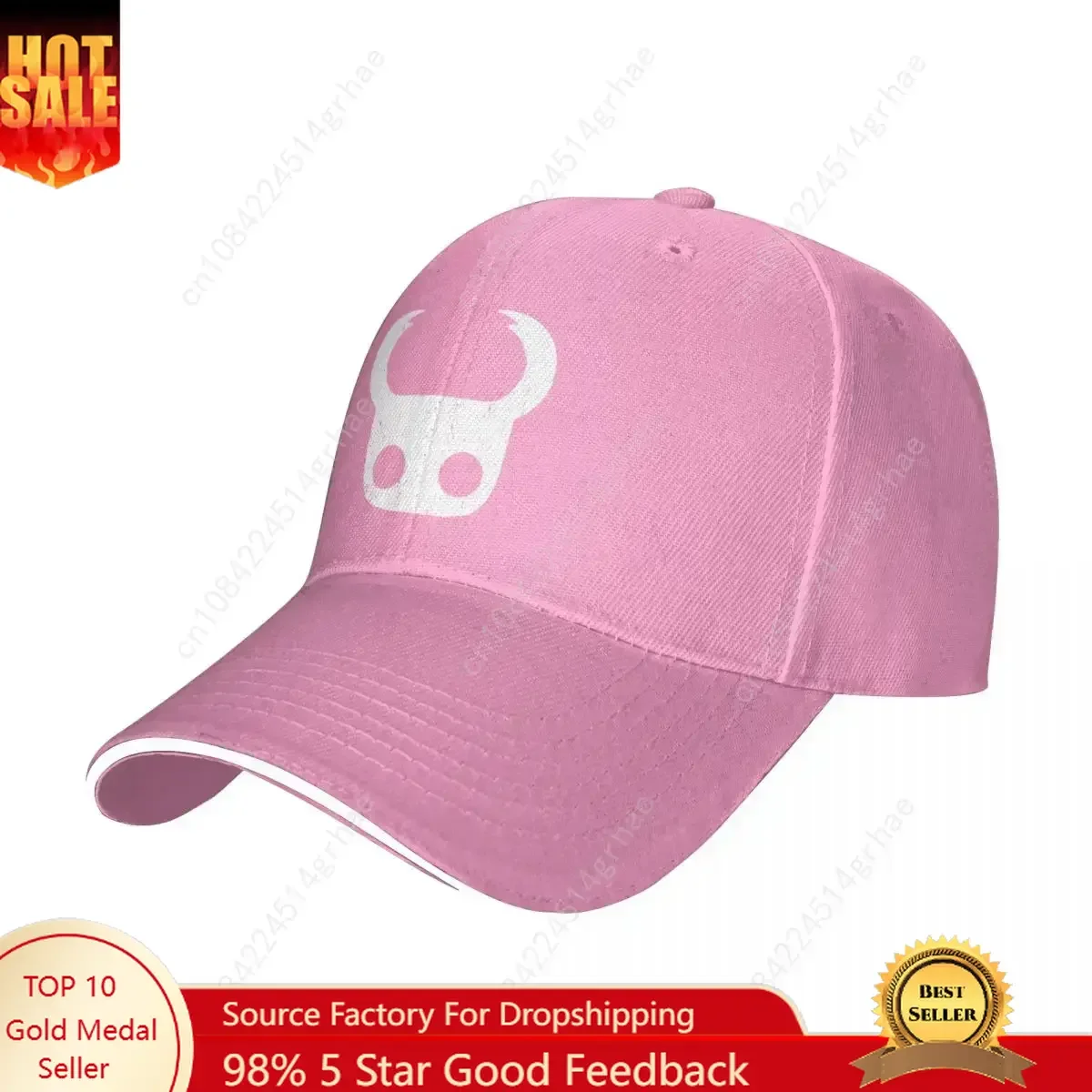 

Hollow Knight Baseball Cap Retro Indie Games Action Adventure Sandwich Hats Unisex Style Adjustable Sun Hat Activities