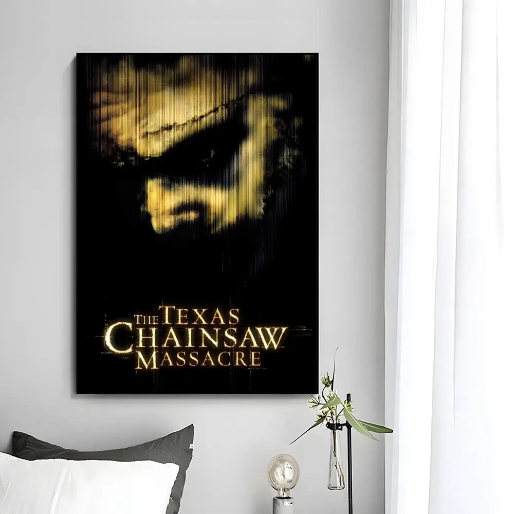 Film-Horror-Poster „The T-Texas Chainsaw M-Massacre“ HD-Kunstposter, selbstklebende Wanddekoration, wasserfest, für Zuhause, Schlafzimmer, Bar, ästhetische Dekoration – Detail 13