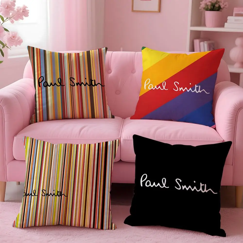 Brand Paul Smith Cushion Cover Cushion Cover Set 4Pcs 50x50 45x45 40x40 Pillowcase Decorative Sofa Home Decor