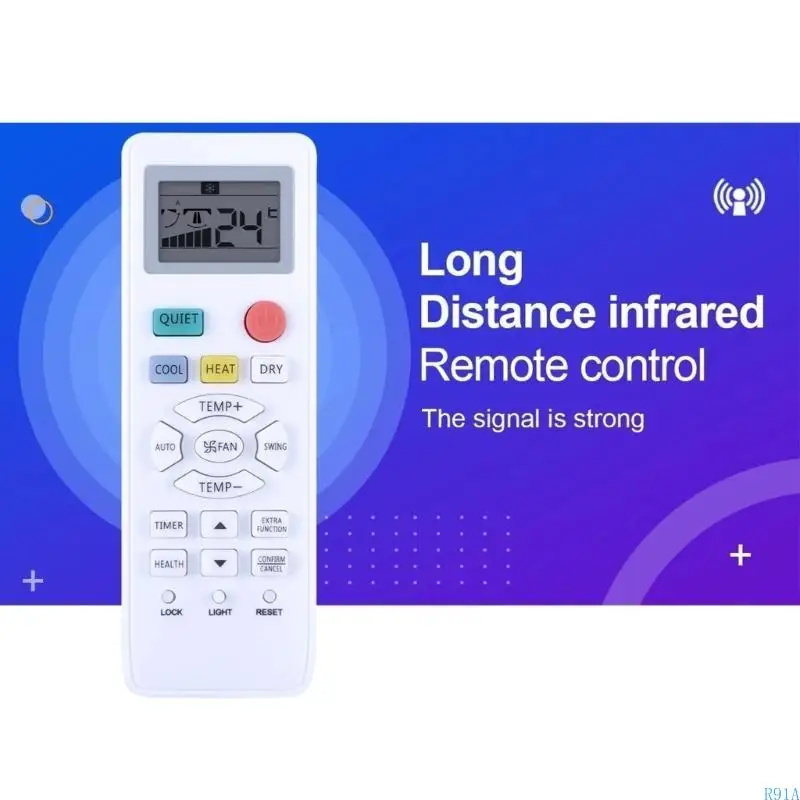 R91A Sostituzione universale Controllo telecomando per YR HD01 YL HD04 YR HD06 YL HD02 HA 0361 Condizionatori d Predusta
