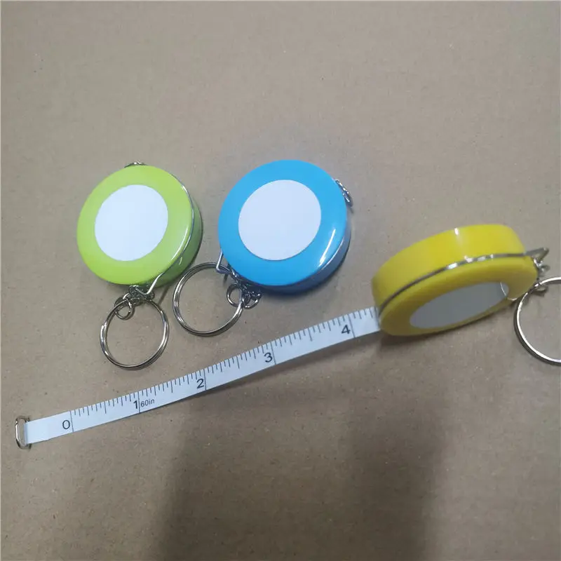 sublimation plastic soft ruler keychains heat transfer printing materials 30pcs/lot