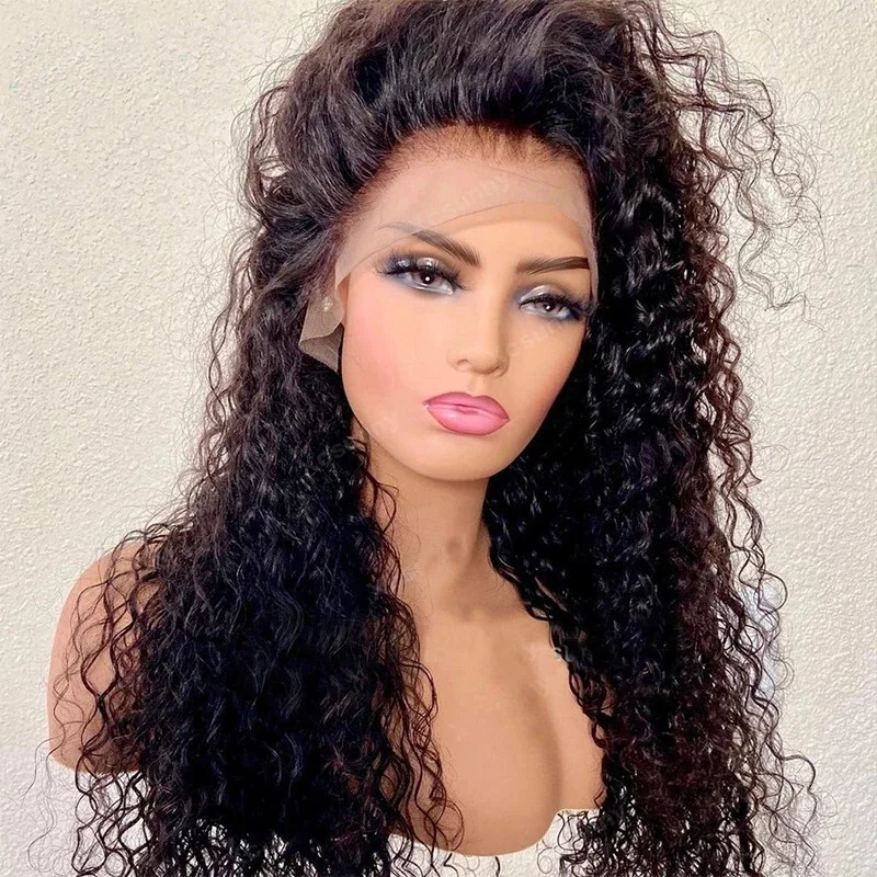 

Парики из натуральных волос с глубокими волнами 13x4 13x6 Hd Curly Lace Frontal Wig 30 дюймов Бразильский предварительно выщипанный парик с волнистыми волнами на шнуровке для женщин