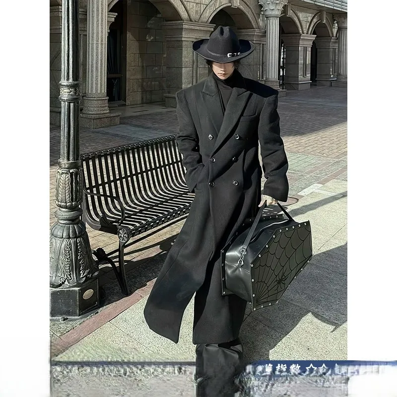 

Trench Fur Coats Mens Victorian Medieval Court Assassin Halloween Festival Gothic Uniform Gold-Trimmed Embroidered Velvet Autumn