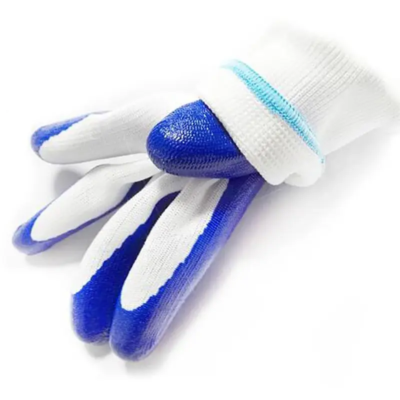 1Pair Nitrile Coated Working Gloves Anti-static Gloves For Work Safety Glove Driver Worker Builders Gardening Protective Gloves