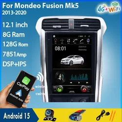 ZOYOSKII Car Android 12.1 inch Screen for Ford hybrid Mondeo Fusion MK5 2013-2020 GPS Navigation player Auto Multimedia Carplay