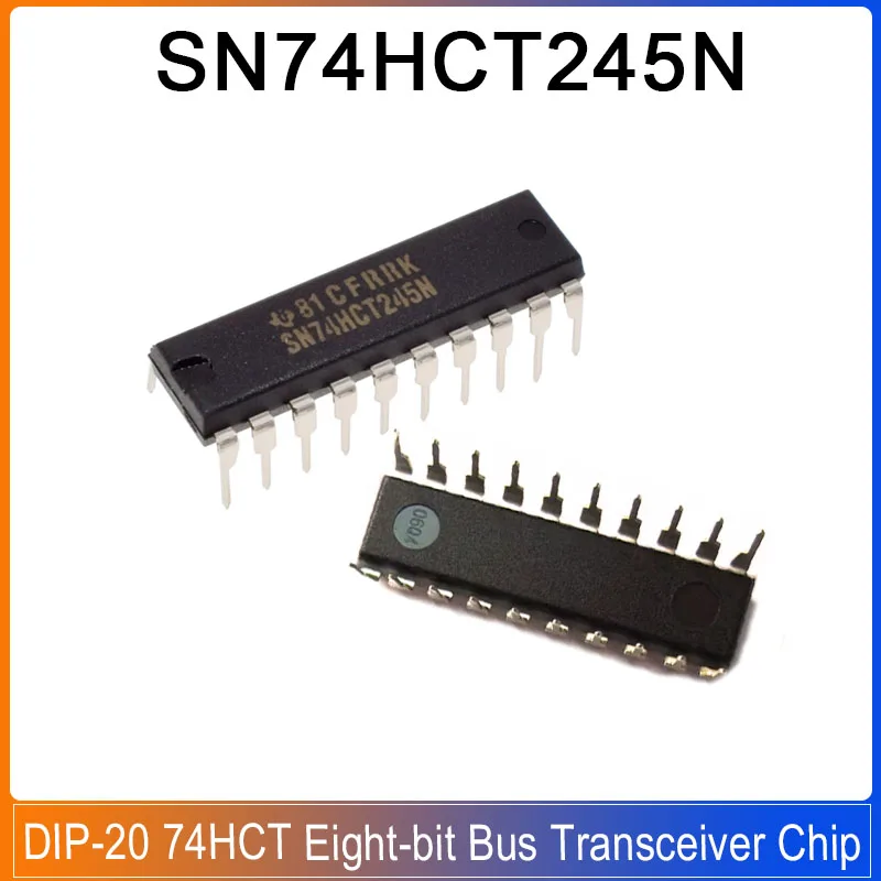 5-20PCS SN74HCT245N 74HCT245 DIP-20 74HCT SN74HCT245 Eight-bit Bus Transceiver Chip