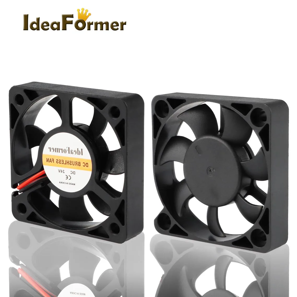 Ventilateur de refroidissement pour imprimante 3D, 2510, 3010, 4010, 5010, 6015mm, avec refroidisseur de fil Dupont à 2 broches, 30cm de fil DC, 5V,