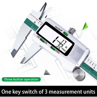 ET50 150mm Digital Caliper Stainless Steel Fraction / MM / Inch 0.01mm High Precision for Mechanical Components Measure