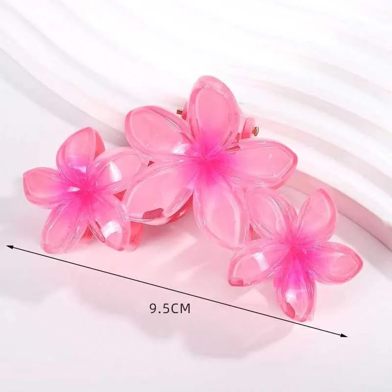 9Cm Bloem Clip Voor Haar Bloem Clip Banaan Voor Haar Clip Dames Gesp Voor Barrette Klauwen Haar Accessoires Voor Vrouwen Jz085