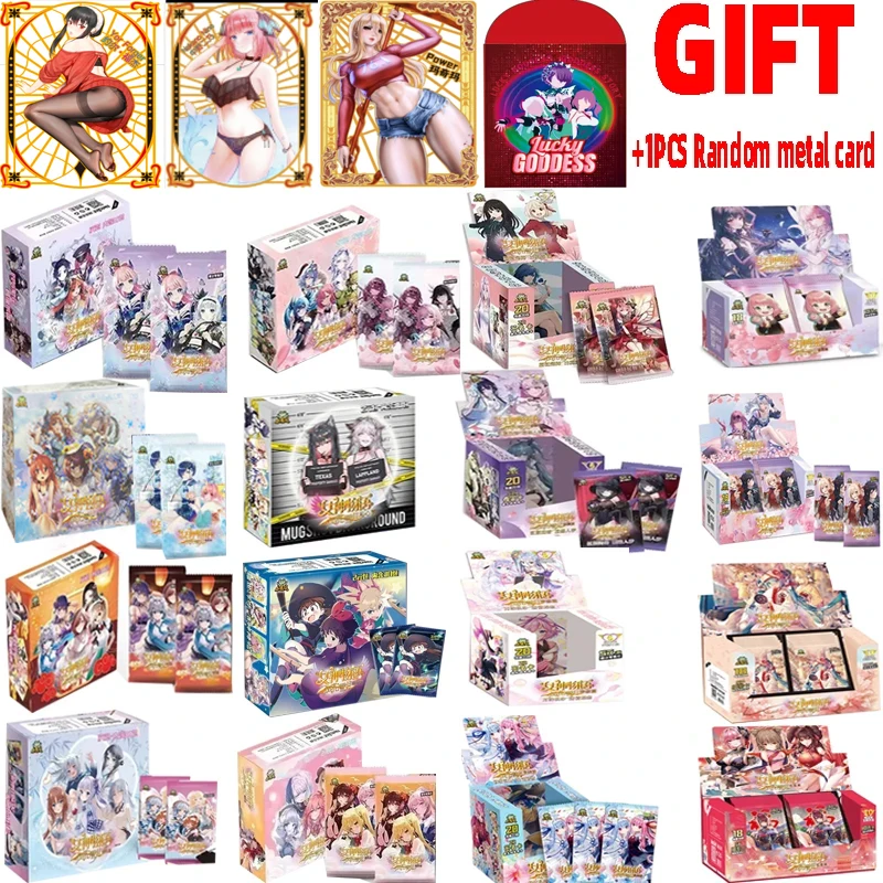 Goddess Story NS12 Cards Full Set, Girl Party Maiô, Bikini Banquete, Booster Boxs, Waifu Cards, Hobbies Gift, Mais novo, 2023