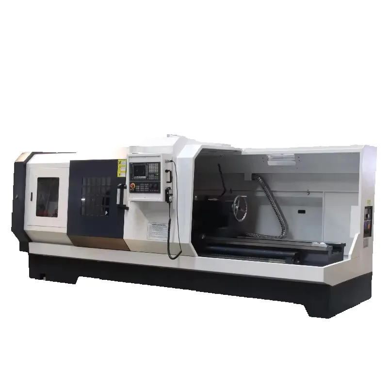 Control de línea de torno Cnc horizontal Ck6180 Fanuc 130Mm agujero Gsk/Fanuc/Siemens