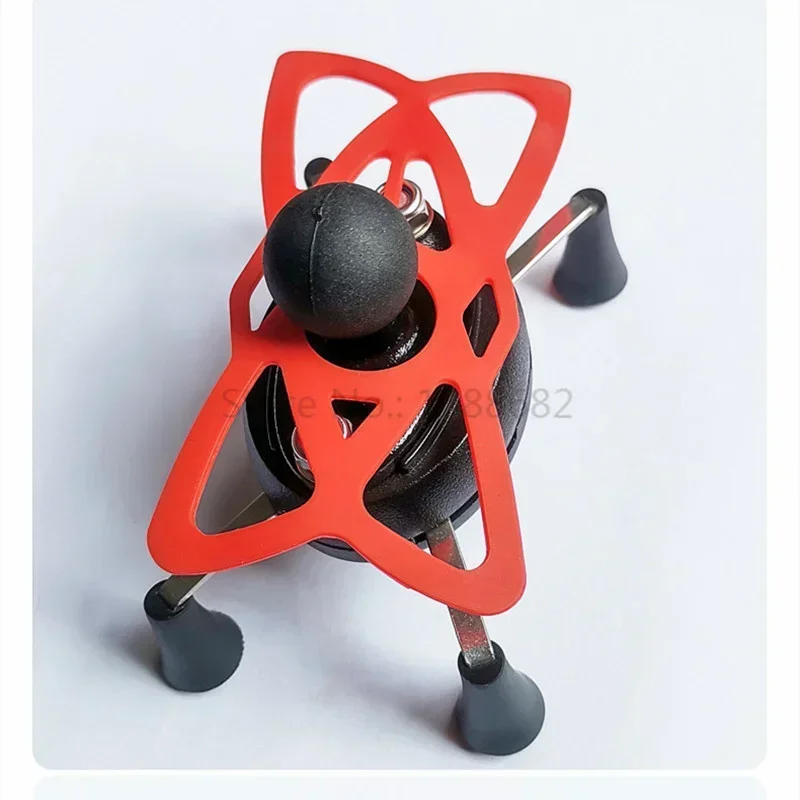 حامل هاتف سيليكون مرن للدراجات النارية ، قبضة مثبت لهاتف Gopro 7 ، 7Plus ، 8 ، 11 ، 12 ، أحمر ، أسود ، حبل مطاطي