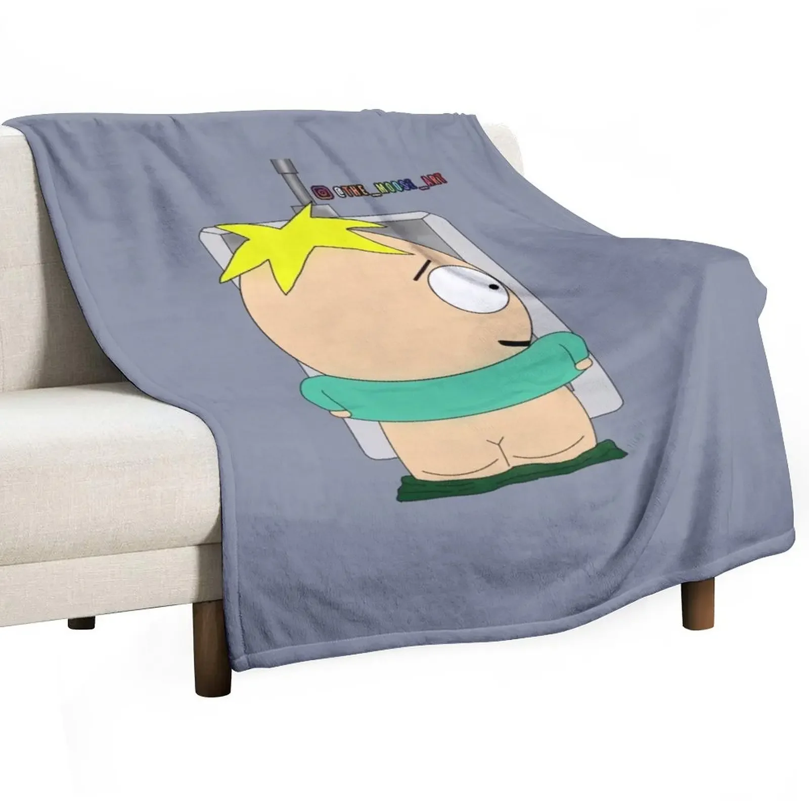 Butters from South Park Throw Blanket bed plaid Baby Blankets