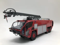 Diecast Alloy 1:50 Scale 3000 Airport Main Battle Fire Truck Alloy Engineering Vehicle Car Model Collection Souvenir