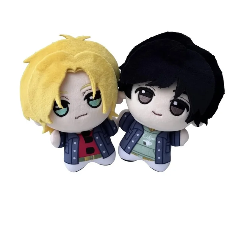Anime Ash Lynx Okumura  Eiji Plush Doll Pendant 10cm Banana Fish Stuffed Toy Collect Backpack Doll School XMAS Gift