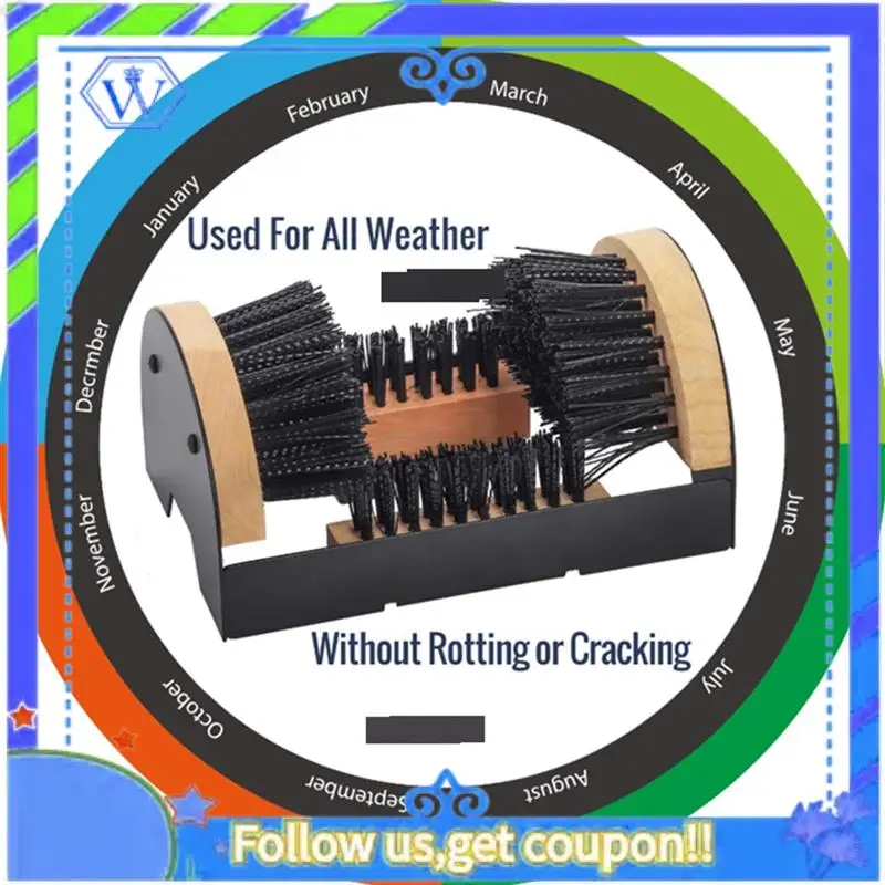 

Easy To Use Nylon Silk Boot Brush Outdoor Cleaning Shoe Brushrs All Weather Industrial Shoe Cleaner & Scraper Brush