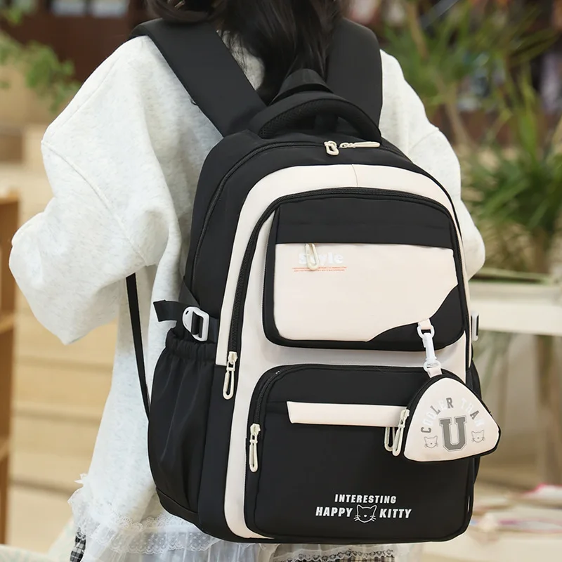 School Backpacks Women Campus Versatile Backpack Large Capacity High Appearance School Bag Multiple Colors Fashion Backpacks