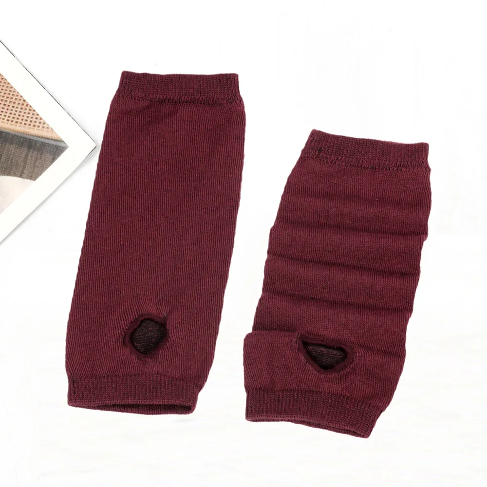 Neue Halbfinger-Sport-Handschuhe mit offenen Fingern, gestrickt, kurz, für Herren und Damen, Herbst/Winter, dünne DIY-Armabdeckung – Detail 17