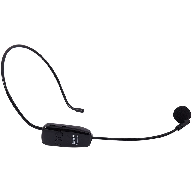 Sem fio Headset Microfone Amplificador, Mixer Adequado para Ensinar Guias, Palestras Reuniões, 1 para 2, U12F