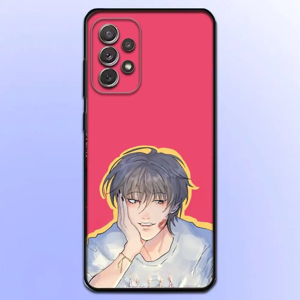 L-Lost In The C- Cloud Funda de teléfono para Samsung S25,S24,S21,S22,S23,S30,Ultra,S20,Plus,Fe,Lite,Note,10,9,5G Funda negra