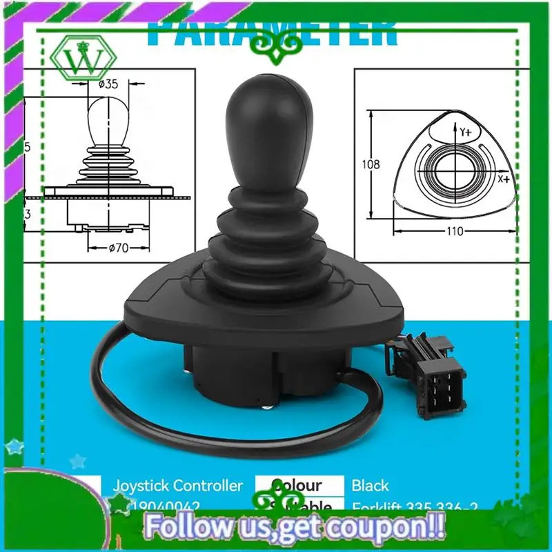 AC34-ABS Joystick Controller Griff Steuereinheit für LINDE Elektro-Gabelstapler Teile 7919040042
