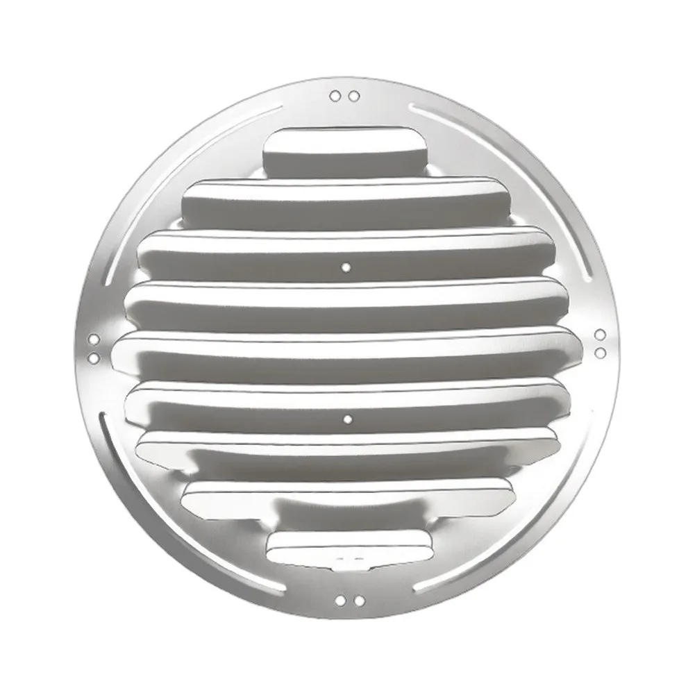 Stainless Steel Louvered Air Deflector 45 Degree Angle For AC Outdoor Unit Wind Guide Plate Heat Dissipation Noise Reduction