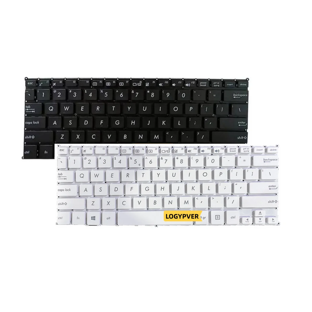 

US Laptop Keyboard For Asus E202 E202S E202SA X205 X205T X205TA E205 E202M E202MA TP201SA English Black White