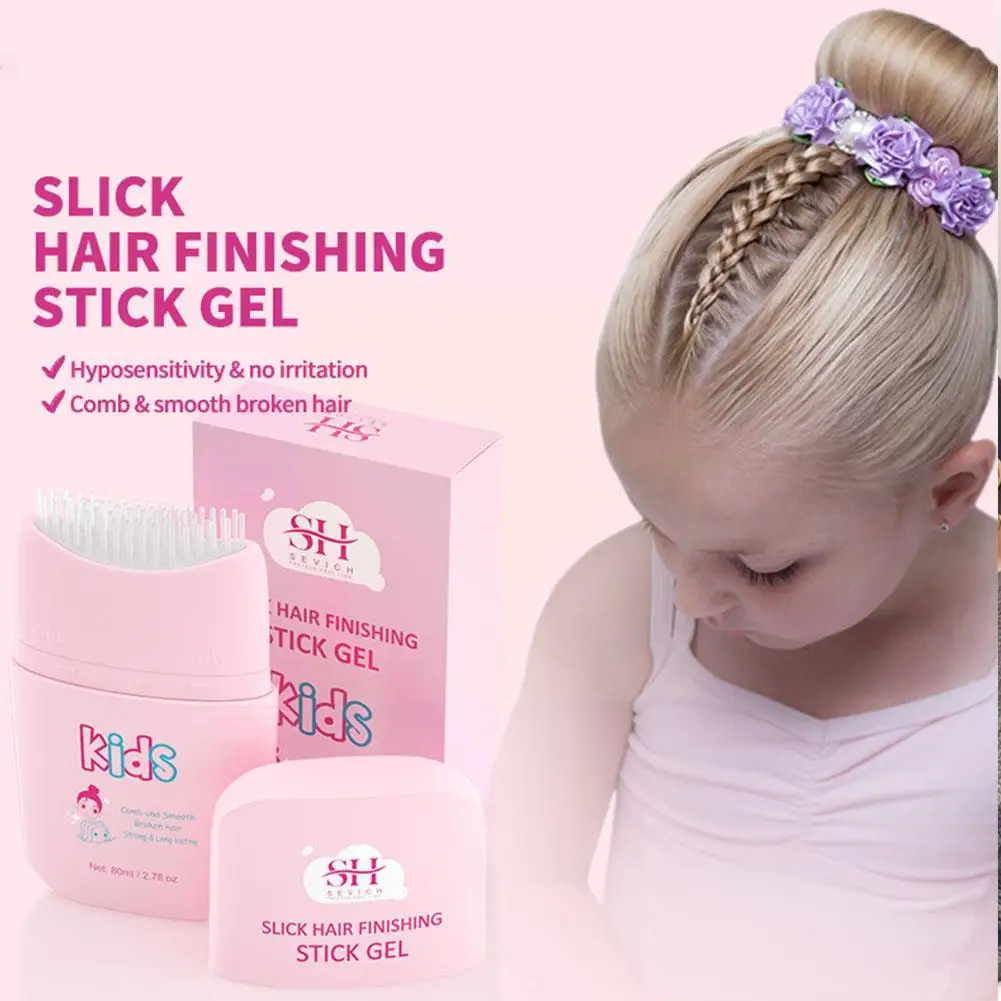 Children's Broken Hair Finishing Cream Artifact Styling Hair Stick Hair Gel Rapid Fluffy Frizz Hair Fixed Fixed Edge Wax Ca O8x5